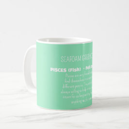 FISKEN Zodiakstecken Personlighetsdrag Kaffemugg