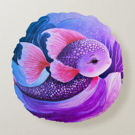 Fiskens simma rund kudde