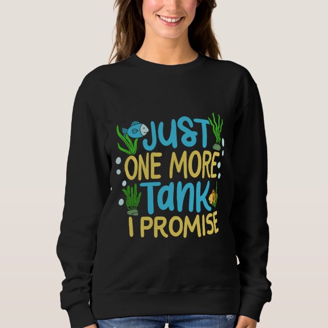 Fiskens Tank Aquarium bara en Tank till T Shirt (Framsida)