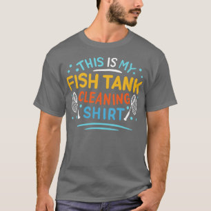 Fiskens Tank Städning Aquarium T Shirt
