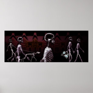 Fiskens Tank - X-Ray Skeleton Town Poster
