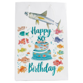 Fiskentusiast 80-årsdag Akvarell