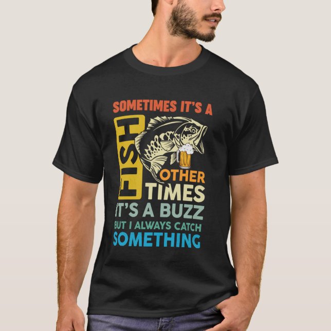 Fiskentusiast Fångst T Shirt (Framsida)