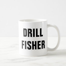 Fiskeofferter för torr Fisher-finnig is Kaffemugg