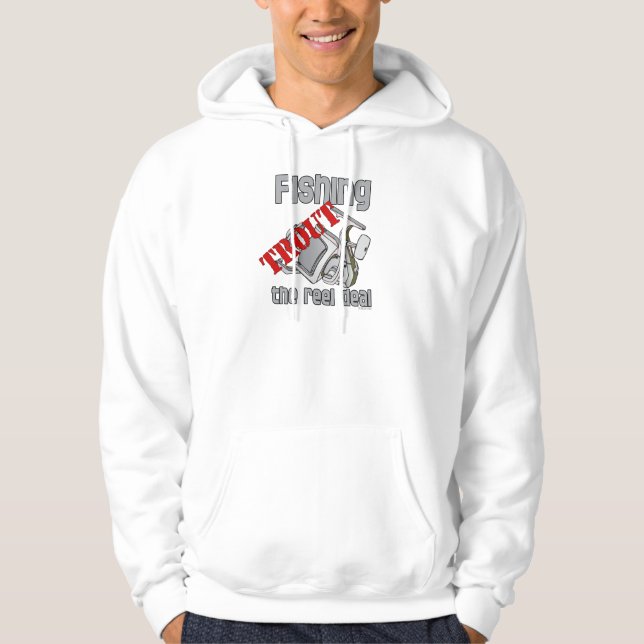 Fiskeöring på Reel Deal Hoodie (Framsida)