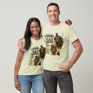 Fiskepappa – Rolig Camping - Fars Dag T Shirt