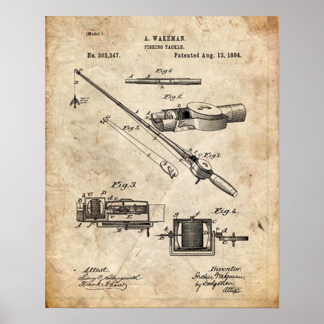 Fiskepatent Poster (Framsidan)