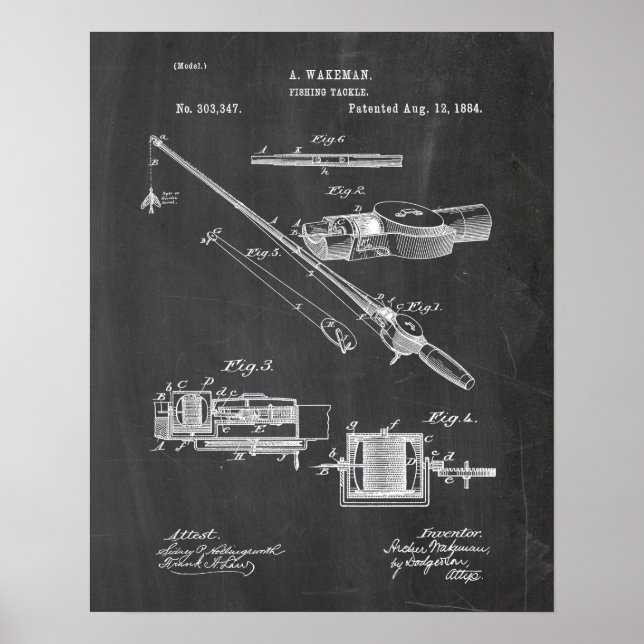 Fiskepatent Poster (Framsidan)