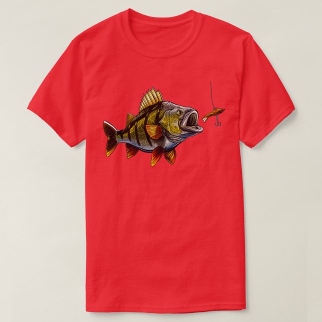 FiskePerch T Shirt (Design framsida)