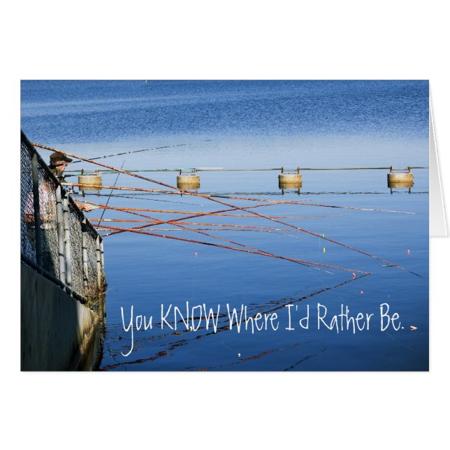 Fiskepoleringskort Hälsningskort (Framsidan Horizontal)