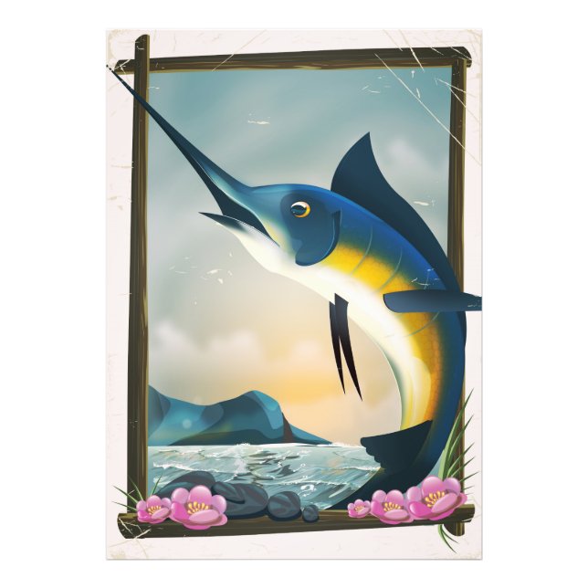 Fiskeposter Fototryck (Framsidan)