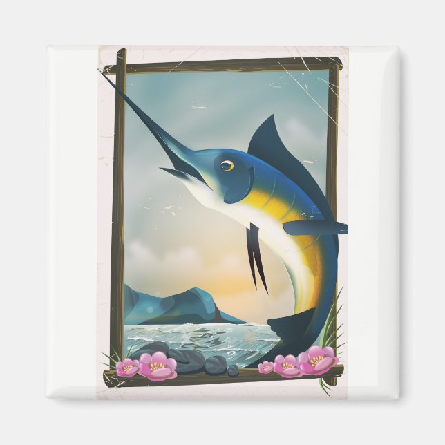 Fiskeposter Magnet (Framsidan)