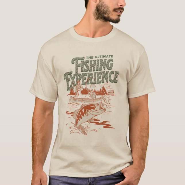 Fiskeprivilegium Utomhus Livsstil Design T-Shirt (Framsida)