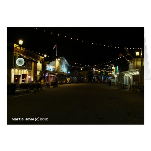 Fiskerborre i Monterey OBS Kort (Framsidan Horizontal)