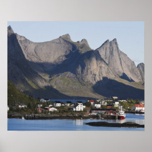 Fiskerbyn Reine, Moskenesoy ö Poster