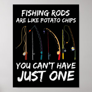 Fiskeredskap är som Tato Chip man inte kan ha Ju Poster