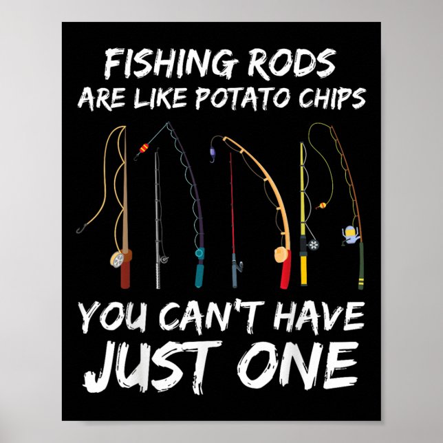 Fiskeredskap är som Tato Chip man inte kan ha Ju Poster (Framsidan)