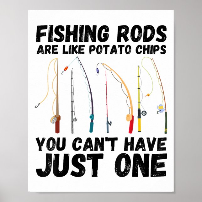 Fiskeredskap är som Tato Chip man inte kan ha Ju Poster (Framsidan)