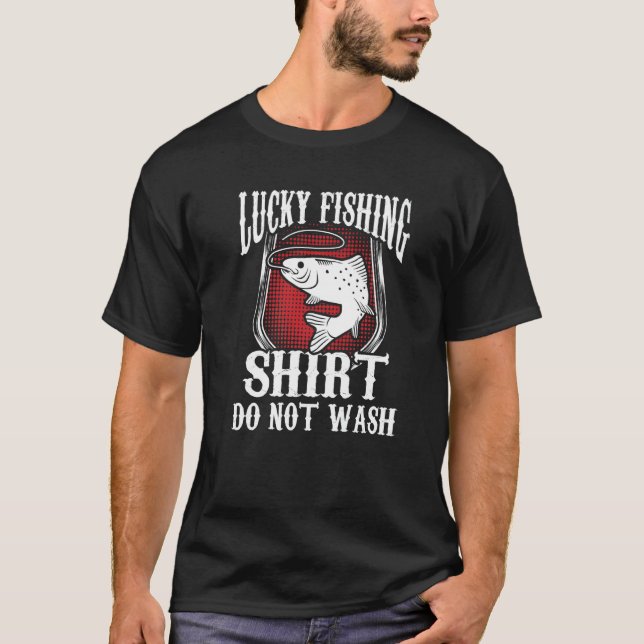 Fiskeredskap Tvätta Inte T Shirt (Framsida)