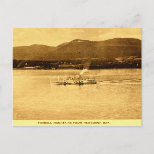 Fiskeredskapsbergen, Newburgh Bay, New York c1915 Vykort