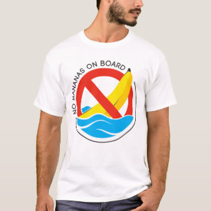 Fiskeregel nr Bananer ombord T Shirt