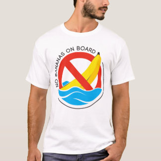 Fiskeregel nr Bananer ombord T Shirt