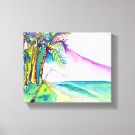 Fiskerekort Canvastryck