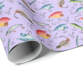 Fiskereserv på lätt Lila Presentpapper