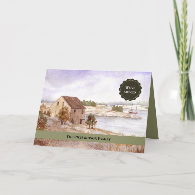 Fiskerhusets Norge - nytt hem vi har Flyttat Meddelande (Framsida)