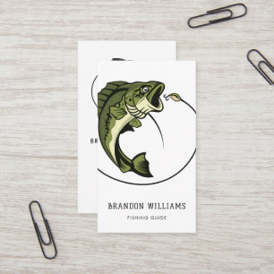 Fiskeriktlinjerna för minimalistiskt fiske visitkort