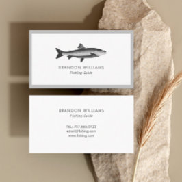 Fiskeriktlinjerna för minimalistiskt fiske visitkort