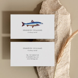 Fiskeriktlinjerna för minimalistiskt fiske visitkort