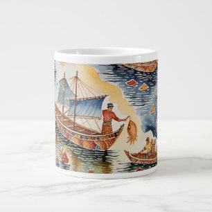 Fiskerimannens Batik Dream,Java Batik Specialty Mu Jumbo Mugg