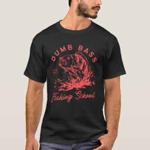 Fiskeriminister Bass Fishing School Fisherman Fish T Shirt