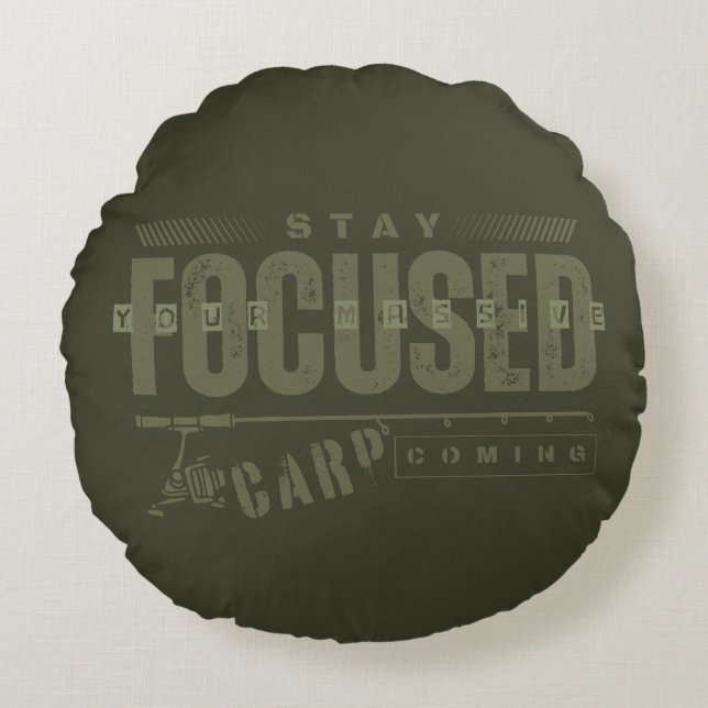 Fiskerimotivation | Kartfiske | Fokus Rund Kudde (Framsidan)