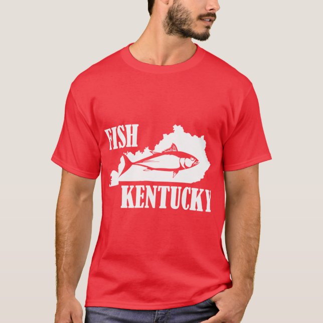 Fiskeriprodukt från Fiske Kentucky, Fontaine T Shirt (Framsida)