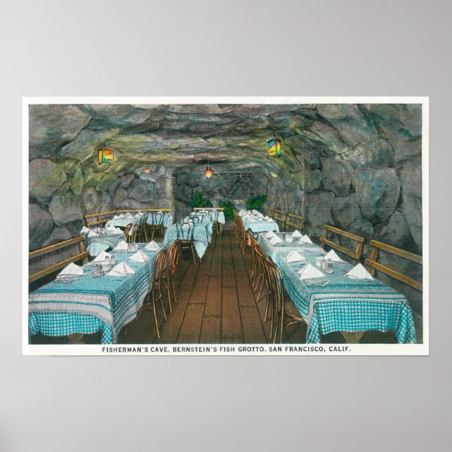 Fiskerisk grotta, Brensteins Grotto Poster (Framsidan)