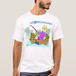 Fiskerman Funny Tecknad Tee