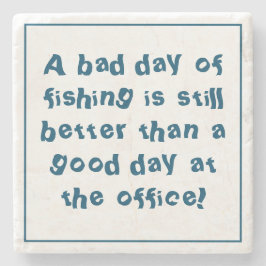 Fiskerman Gift med fiskekvoter Stenunderlägg