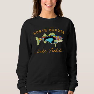 Fiskerman North Dakota Sjö Tschida Fisher Walleye T Shirt