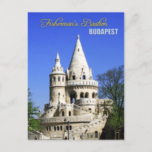 Fiskermannens bastion, Castle District, Budapest Vykort