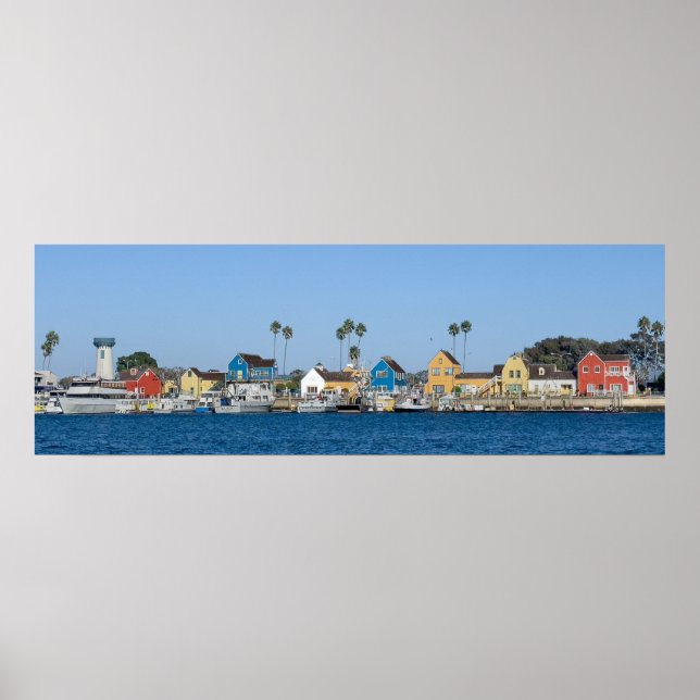 Fiskermannens by - Marina Del Rey, CA Poster (Framsidan)