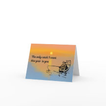 Fiskermannens Catch Valentine Day Card