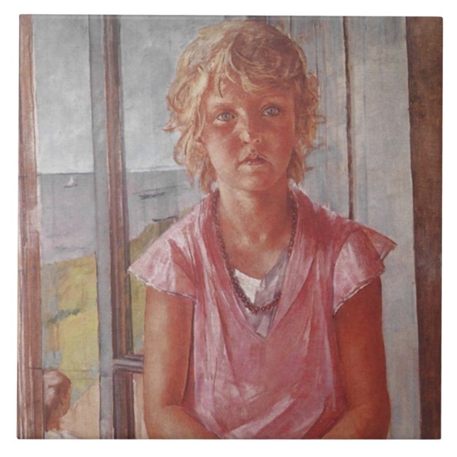 Fiskermannens dotter kakelplatta (Framsidan)