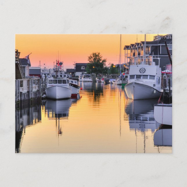 Fiskermannens kupé, Östra Passage, Nova Scotia. Vykort (Framsida)