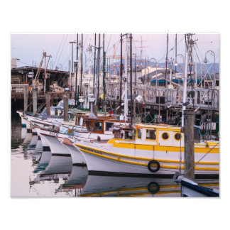Fiskermannens Wharf Harbour Fototryck