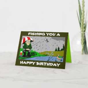 FISKERMANS BIRTHDAY CARD KORT