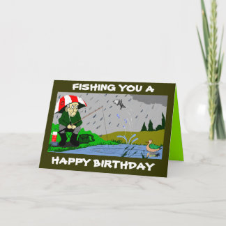 FISKERMANS BIRTHDAY CARD KORT