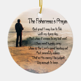 Fiskermans Prayer Julgransprydnad Keramik