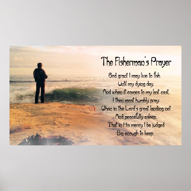 Fiskermans Prayer Poster (Framsidan)